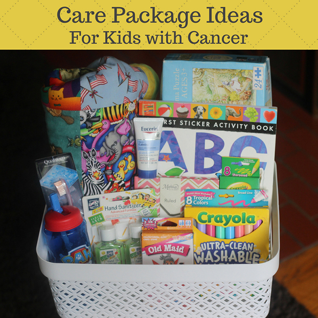 Care Package Ideas for a Child with Cancer