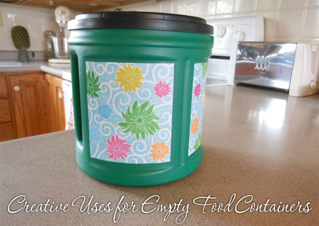 Creative Uses for Empty Food Containers