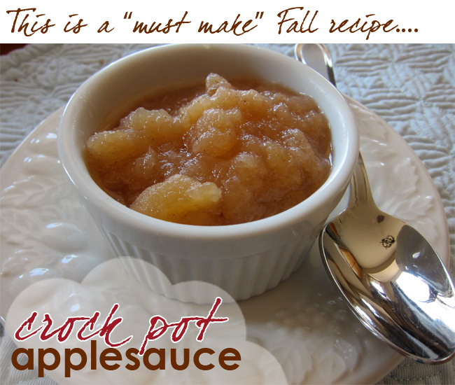 Crock Pot Applesauce