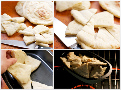 Black-eyed Pea Salad with Toasted Pita Wedges