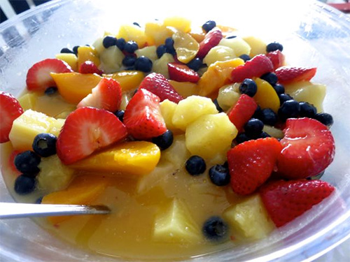 Fruit Salad with a Simple Secret Ingredient