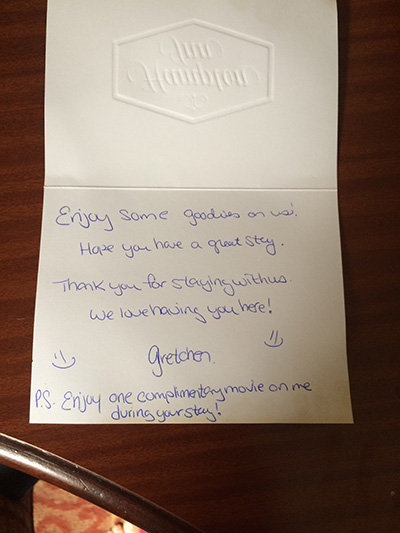 How The Hampton Inn Helped Us During My Dads Cancer