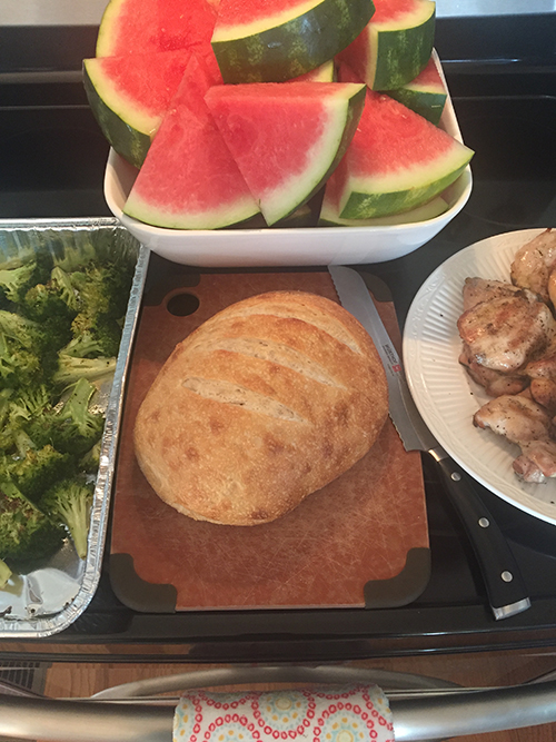 Taking a Meal During Summer