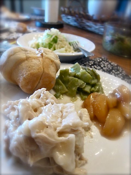 Chicken n Dumplings, Baked Apples