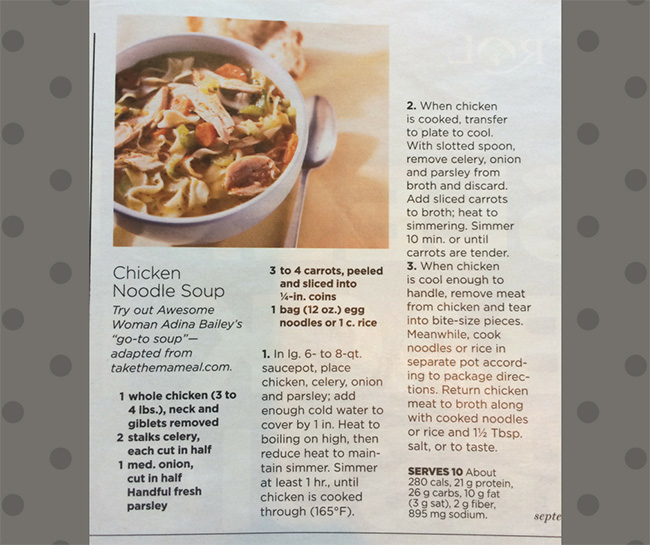 Good Housekeeping Chicken Noodle Soup Recipe