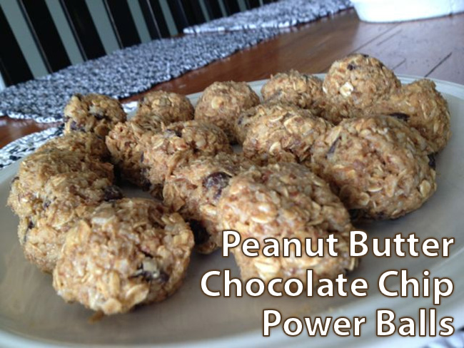 Peanut Butter Chocolate Chip Power Balls