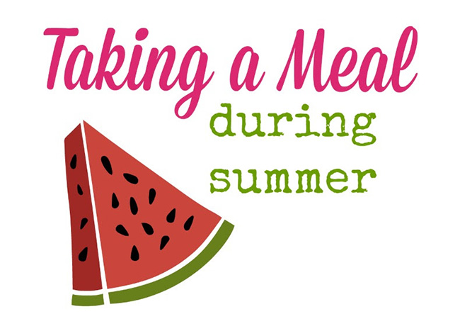 Taking a Meal During Summer