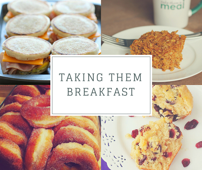 Taking Them Breakfast