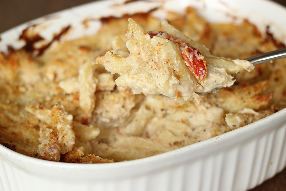 Baked Cheesy Chicken Penne 