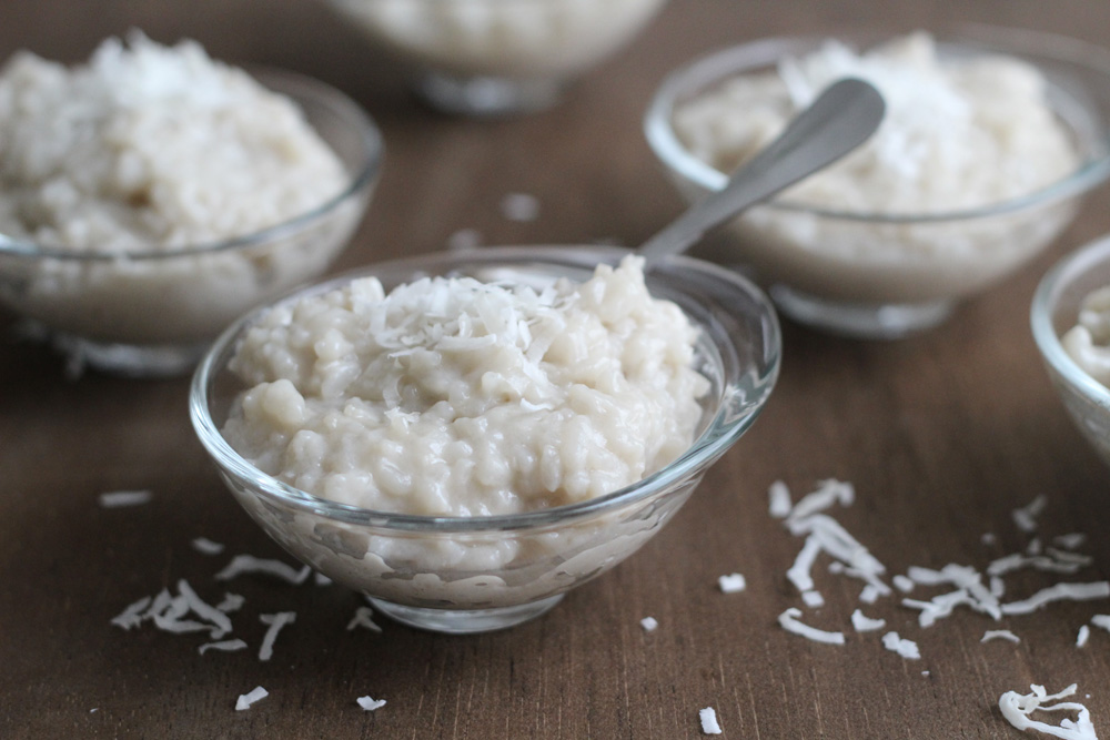 Dairy Free Coconut Honey Rice Pudding