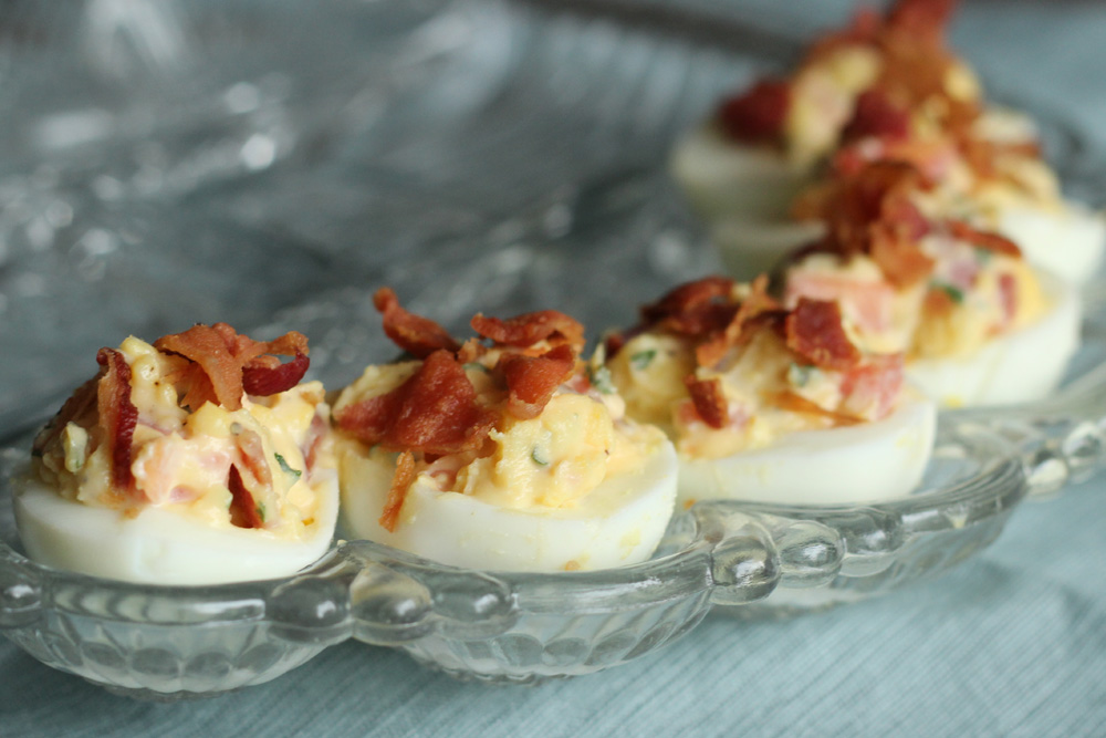 BLT Deviled Eggs