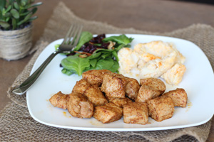 Maple-Chili Glazed Pork Medallions