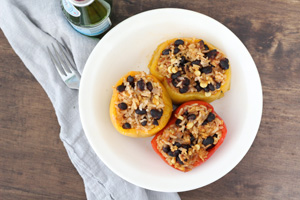 Slow Cooker Stuffed Bell Peppers