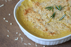 Baked Polenta with Garlic