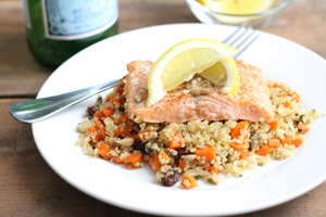 Salmon and Quinoa Pilaf