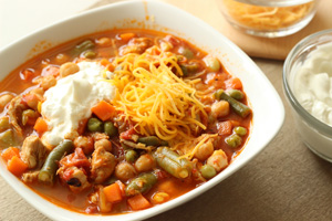 Chicken Chili with Chickpeas